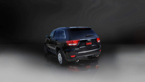 Corsa 2011 - 2021 Jeep Grand Cherokee 5.7L Xtreme 2.5in Cat-Back Dual Rear Exit w/ Single 4.5in Polished Tips