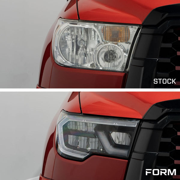 Form Lighting 2007-2013 Toyota Tundra / 2008-2017 Sequoia LED Reflector Headlights (Pair)