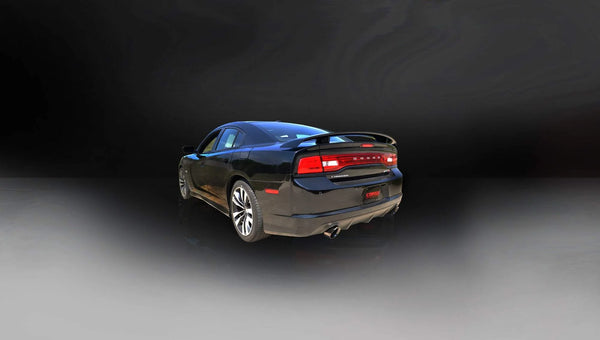 Corsa 2012 - 2014 Dodge Charger SRT-8 6.4L V8 Black Xtreme Cat-Back Exhaust