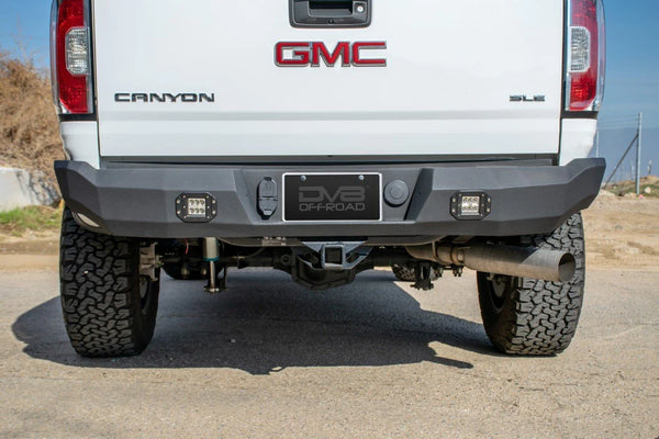 DV8 Offroad 2015-2022 Chevy Colorado and GMC Canyon Steel Rear Bumper