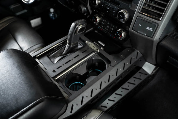 Addictive Desert Designs 2015 - 2020 Ford F-150 / Ford Raptor Center Console Molle Panels - Full Set