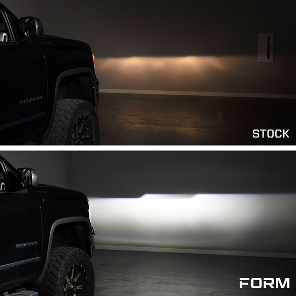 Form Lighting 2014 - 2018 GMC Sierra 1500 / 2015 - 2019 Sierra 2500 / 3500 LED Projector Headlights (Pair)