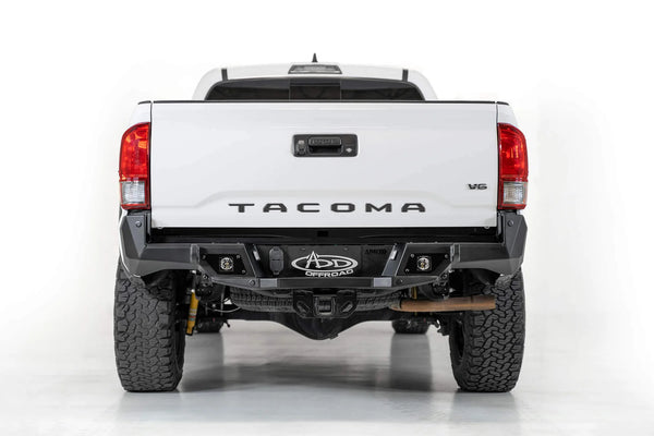 Addictive Desert Designs 2016 - 2023 Toyota Tacoma Stealth Fighter Rear Bumper w/ Backup Sensor Cutouts