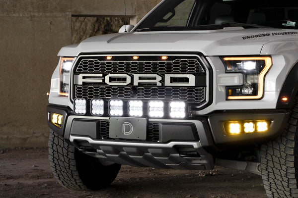 Diode Dynamics 2017 - 2020 Ford Raptor SS5 Grille CrossLink Lightbar Kit - Pro White Combo