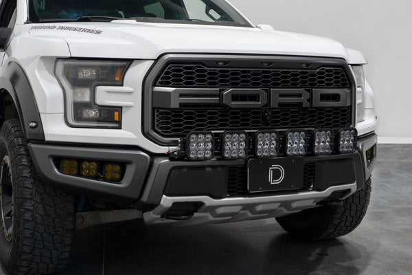 Diode Dynamics 2017 - 2020 Ford Raptor SS5 Grille CrossLink Lightbar Kit - Pro White Combo