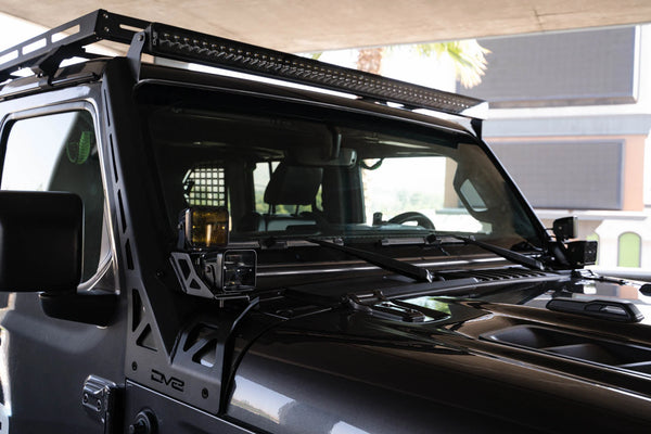 DV8 Offroad 2018+ Jeep Wrangler JL A Pillar Dual Light Pod Mounts  LBJL-10