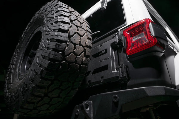 DV8 Offroad 2018 + Jeep Wrangler JL Spare Tire Carrier