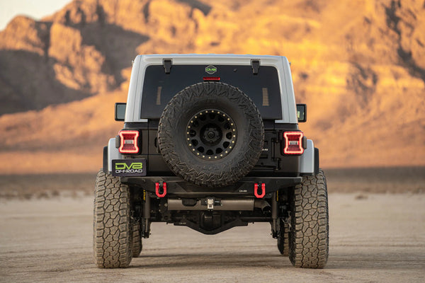 DV8 Offroad 2018 + Jeep Wrangler JL Spare Tire Carrier