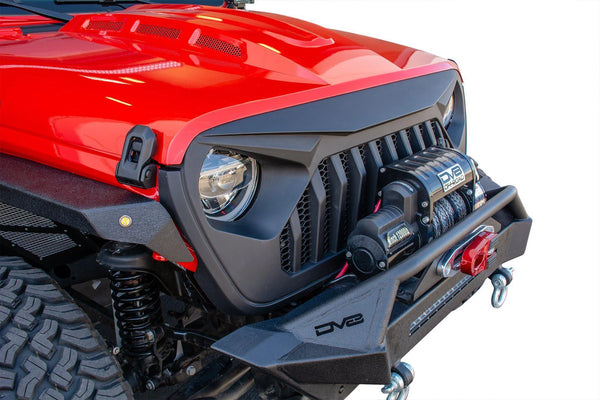 DV8 Offroad 2018+ Jeep Wrangler JL / 2020 + Gladiator JT Angry Grill