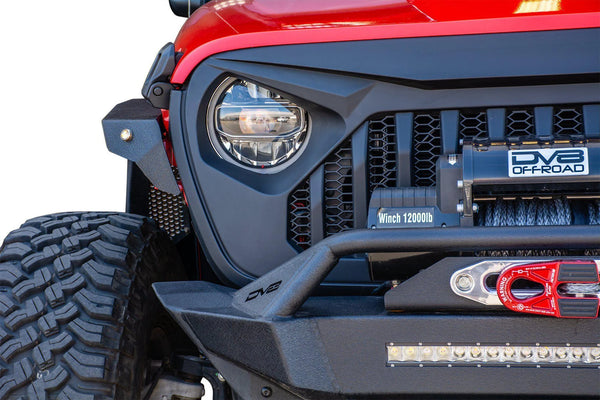 DV8 Offroad 2018+ Jeep Wrangler JL / 2020 + Gladiator JT Angry Grill