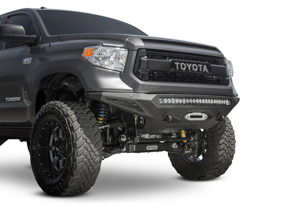 Addictive Desert Designs 2014 - 2021 Toyota Tundra Stealth Fighter Front Bumper w/Winch Mount & Sensors