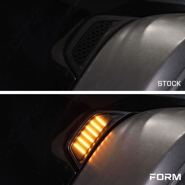 Form Lighting 2018 + Wrangler JL / 2020 + Gladiator JL LED Fender Lights (Pair)