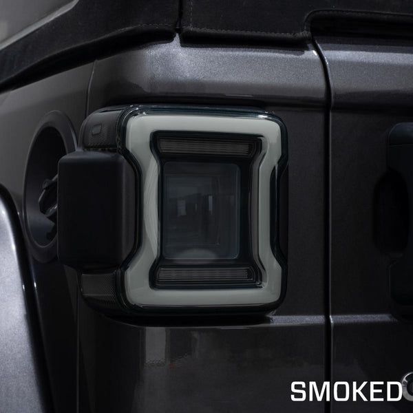 Form Lighting 2018-2023 Jeep Wrangler LED Tail Lights Smoke (Pair)