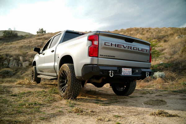 DV8 Offroad 2019 + Chevrolet/GMC Silverado / Sierra 1500 Spec Series Rear Bumper