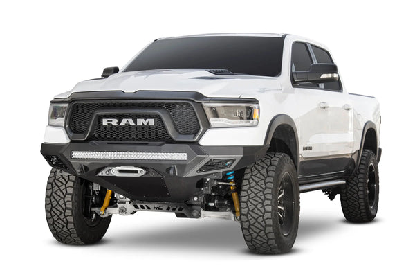 Addictive Desert Designs 2019 - 2023 Ram Rebel 1500 Stealth Fighter Front Bumper w/Winch&Parking Sensor Mounts