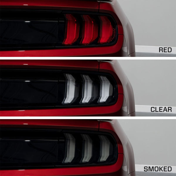 Form Lighting 2015-2023 Ford Mustang LED Tail Lights Red (Pair)