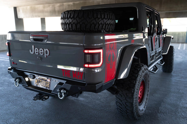 DV8 Offroad 2020 + Jeep Gladiator JT | FS-15 Series Rear Bumper