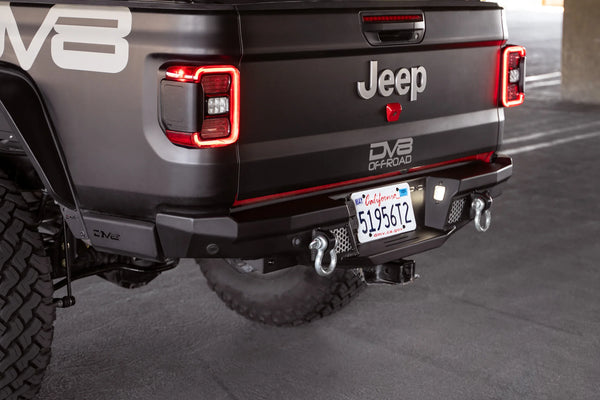 DV8 Offroad 2020 + Jeep Gladiator JT MTO Series Rear Bumper