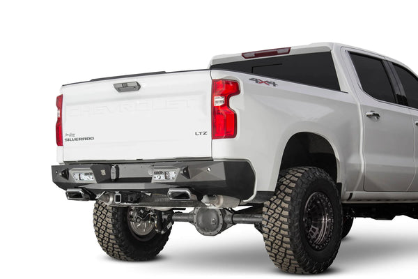 Addictive Desert Designs 2019 - 2021 Silverado / Sierra 1500 Stealth Fighter Rear Bumper w/ Backup Sensor Cutouts