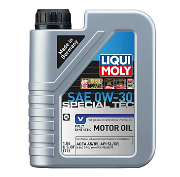 LIQUI MOLY 5L Special Tec V Motor Oil SAE 0W30 ( 4 Pack )