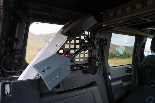 DV8 2021+ Ford Bronco Pocketed Rear Window Molle Panels (Soft Top/2-Door Models)
