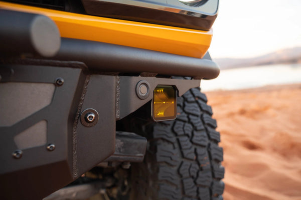 DV8 Offroad 2021 + Ford Bronco Tube Serries Front Bumper - Black Powdercoat