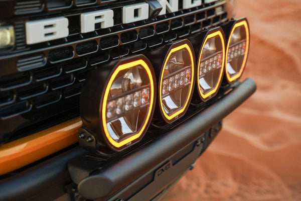 DV8 Offroad 2021 + Ford Bronco Tube Serries Front Bumper - Black Powdercoat