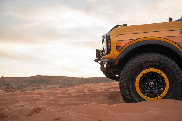 DV8 Offroad 2021 + Ford Bronco Tube Serries Front Bumper - Black Powdercoat