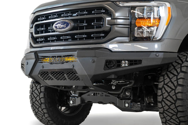 Addictive Desert Designs 2021-2023 Ford F-150 HoneyBadger Front Bumper w/o Top Hoop