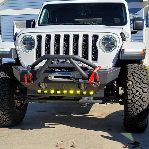 ORACLE Lighting 2018 + Jeep Wrangler JL/ 2020 + Gladiator JT Skid Plate w/ Integr LED Emitters - Amber