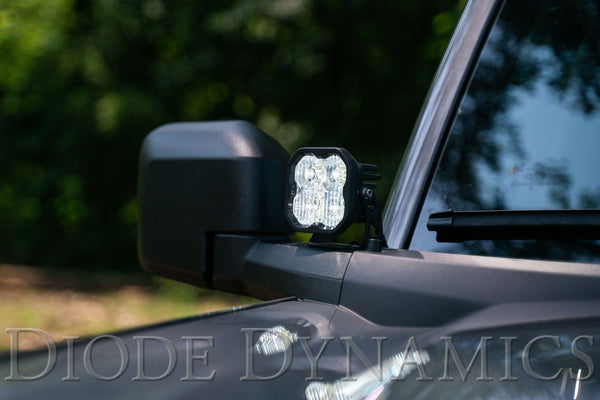 Diode Dynamics 2021 + Ford Bronco SS3 LED Ditch Light Kit - Pro White Combo