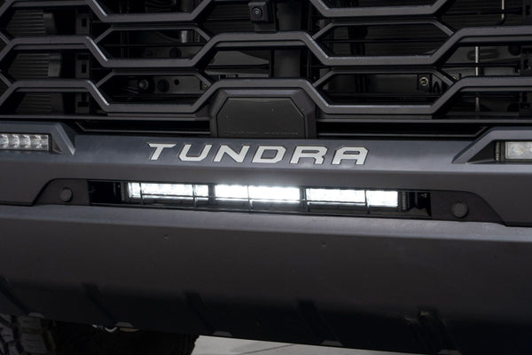 Diode Dynamics 2022 + Toyota Tundra Stealth Bumper Light Bar Kit - Amber / White Combo