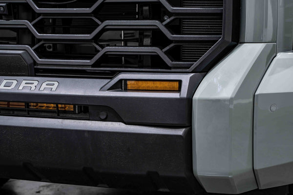 Diode Dynamics 2022 + Toyota Tundra SS6 LED Fog Light Kit - Amber Wide