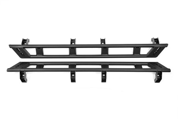 DV8 2023 + Chevy Colorado & GMC Canyon Rock Sliders - Micro Texture Black