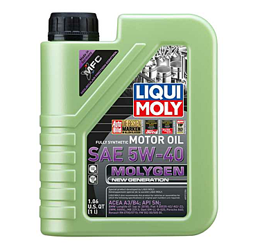 LIQUI MOLY 5L Molygen New Generation Motor Oil SAE 5W40 ( 4 Pack )