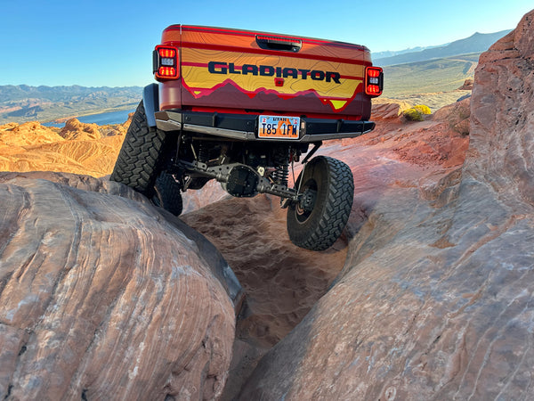 Artec Industries 2020 + Jeep Wrangler Gladiator High Clearance Comp Rear Bumper