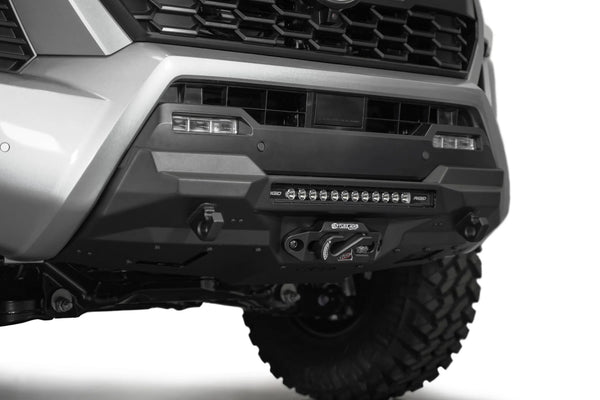 Addictive Desert Designs 2024 + Toyota Tacoma Stealth Center Mount Winch Front Bumper