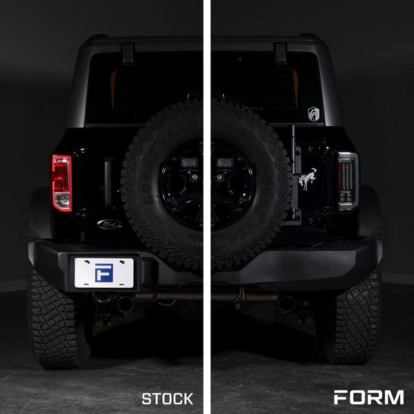 Form Lighting 2021-2025 Ford Bronco LED Tail Lights Smoked (Pair)