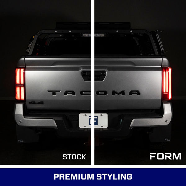 Form Lighting 2024 + Toyota Tacoma LED Tail Lights Smoked - Pair