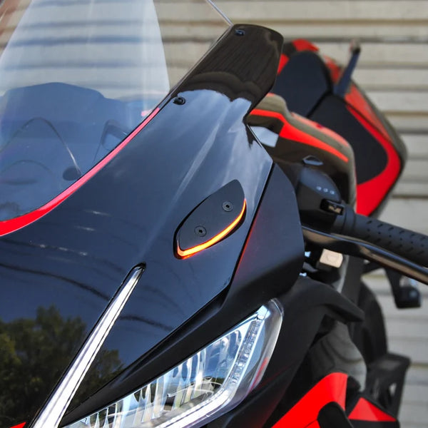 New Rage Cycles 2025+ Aprilia RSV4 Mirror Block Off Turn Signals