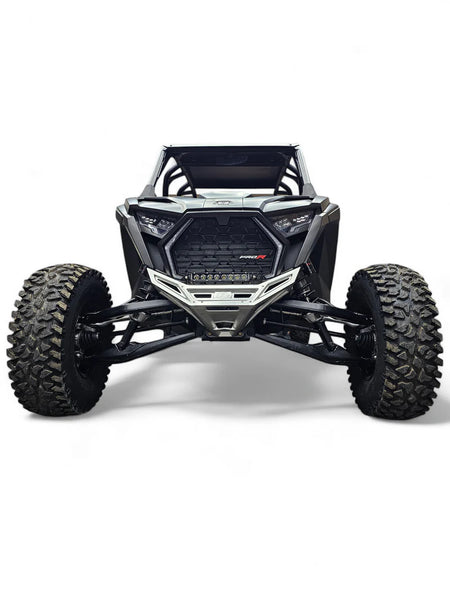 Elektric Offroad 2022-2026 Polaris Rzr Pro R/ Pro S/Turbo R Billet Front Winch Bumper Anodized Clear