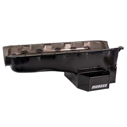 Moroso Chevrolet Big Block Mark IV/GM A Body Road Race Baffled Wet Sump 6.5qt 8in Steel Oil Pan