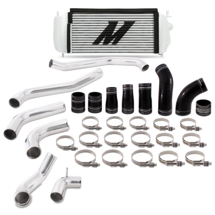 Mishimoto 2017 - 2021 Ford F150 3.5L EcoBoost Performance Intercooler Kit - Black Cooler Black Pipes / Silver Cooler Black Pipes