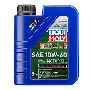 LIQUI MOLY 1L Synthoil Race Tech GT1 Motor Oil SAE 10W60 ( 6 Pack )