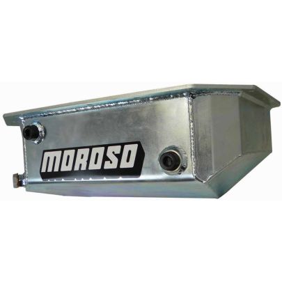 Moroso Acura/Honda K Series (Notched) Road Race Baffled Wet Sump Extra Capacity 5.5in Steel Oil Pan