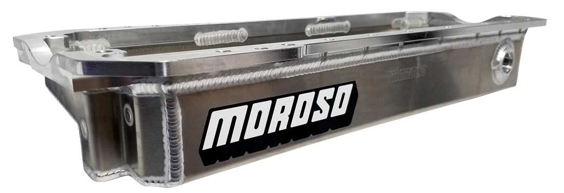 Moroso Toyota 2JZ-GE/2JZ-GTE w/Three -12An Fittings Dry Sump Aluminum Oil Pan