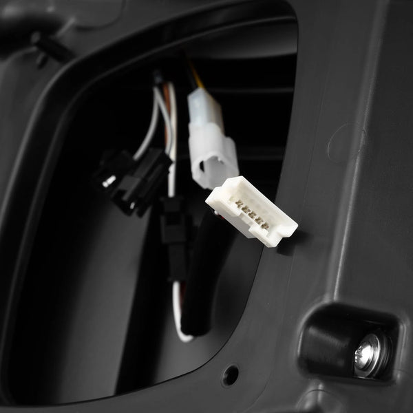 AlphaRex 2021 - 2023 Ford F-150 LUXX LED Taillights - Black Red w/ BLIS