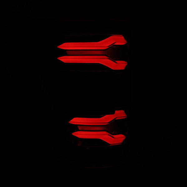 AlphaRex 2021 - 2023 Ford F-150 LUXX LED Taillights - Black w/ BLIS