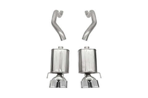 Corsa 2005 - 2008 Chevrolet Corvette (C6) 6.0L/6.2L Polished Xtreme Axle-Back Exhaust w/4.5in Tips