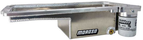 Moroso LS Miata Swap/Chevrolet Corvette C6 Road Race Baffled Aluminum Oil Pan